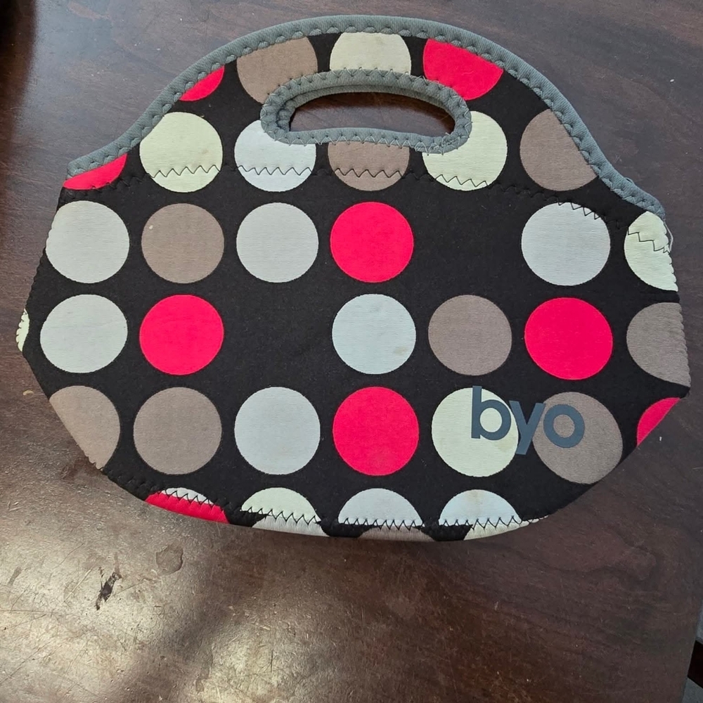 BYO Insulated Lunch Bag - Black, Red, Gray